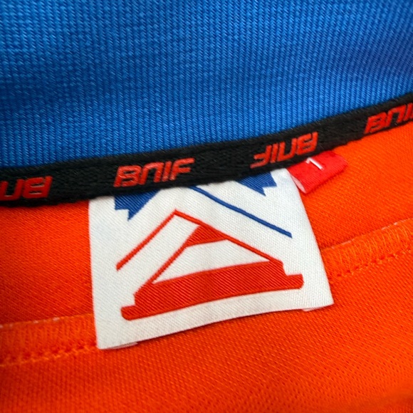 BAIF Black Angels In Flight Orange Hockey Jersey Size 1 Large XL - Picture 5 of 8